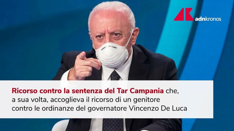 Covid Campania, Consiglio di Stato ‘assolve’ De Luca su Dad Covid Campania, Consiglio di Stato ‘assolve’ De Luca su Dad