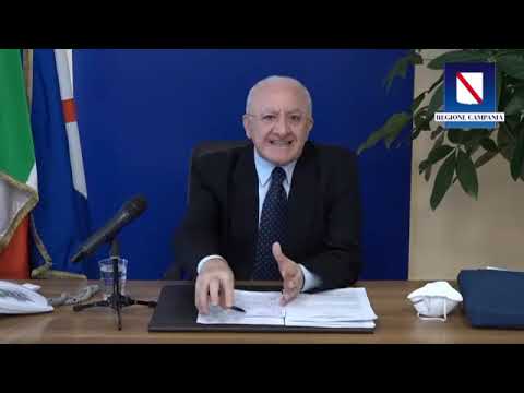 Vincenzo De Luca: “Pronto a chiudere confini Campania” Vincenzo De Luca: “Pronto a chiudere confini Campania”