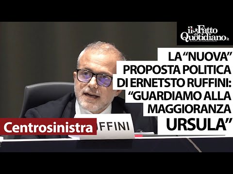 La proposta politica di Ruffini: “Maggioranza Ursula scelta solida come alternativa alla destra” La proposta politica di Ruffini: “Maggioranza Ursula scelta solida come alternativa alla destra”