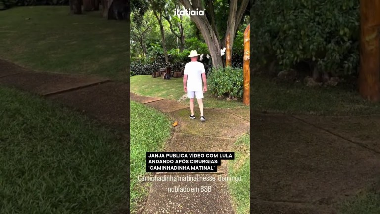 JANJA MOSTRA LULA CAMINHANDO APÓS CIRURGIAS NA CABEÇA JANJA MOSTRA LULA CAMINHANDO APÓS CIRURGIAS NA CABEÇA