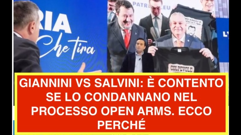 GIANNINI VS SALVINI: È CONTENTO SE LO CONDANNANO NEL PROCESSO OPEN ARMS. ECCO PERCHÉ GIANNINI VS SALVINI: È CONTENTO SE LO CONDANNANO NEL PROCESSO OPEN ARMS. ECCO PERCHÉ