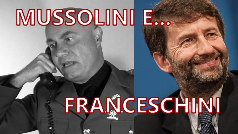 MUSSOLINI E DARIO FRANCESCHINI MUSSOLINI E DARIO FRANCESCHINI
