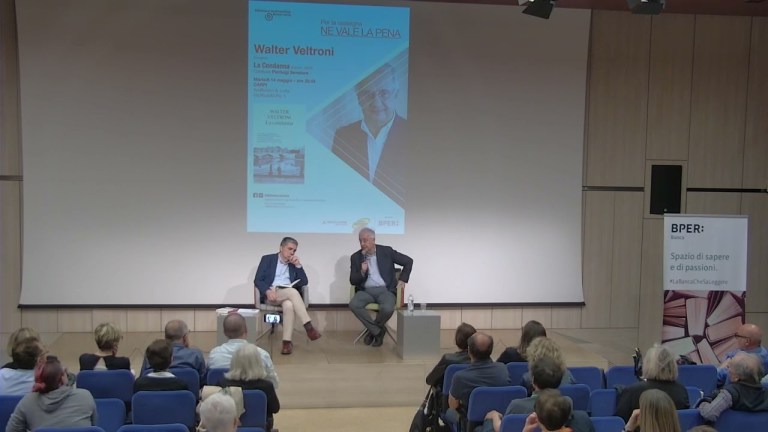 Walter Veltroni presenta “La condanna” Walter Veltroni presenta “La condanna”