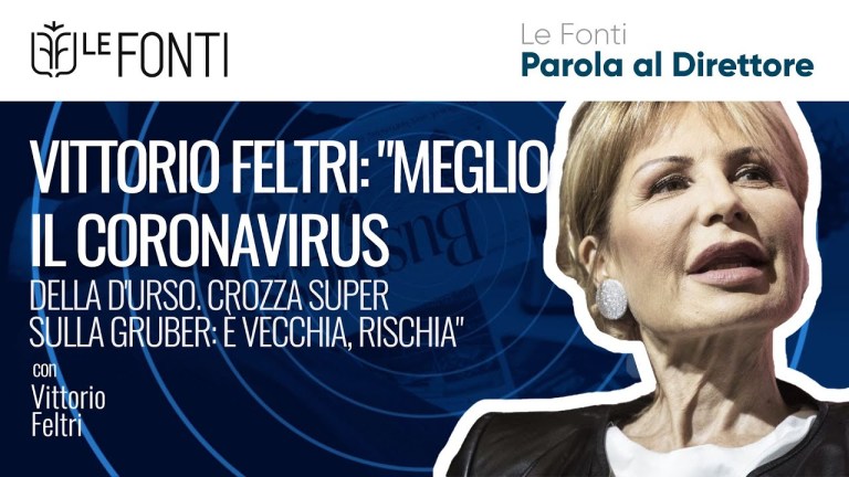 Vittorio Feltri: “Meglio il Coronavirus della D’Urso. Crozza super sulla Gruber: è vecchia, rischia” Vittorio Feltri: “Meglio il Coronavirus della D’Urso. Crozza super sulla Gruber: è vecchia, rischia”