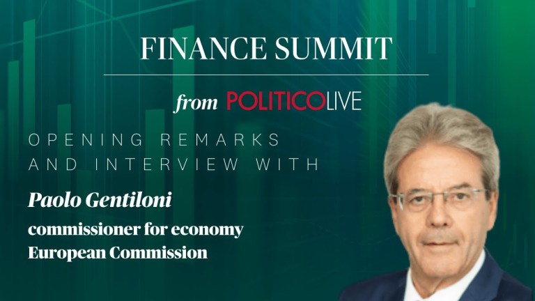 Welcome remarks and opening Interview with EU Commissioner Paolo Gentiloni I Finance Summit 2023 Welcome remarks and opening Interview with EU Commissioner Paolo Gentiloni I Finance Summit 2023