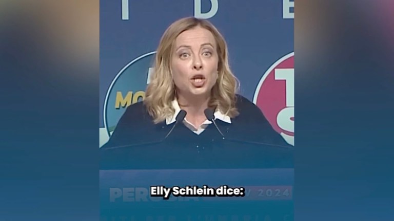 GIORGIA MELONI ATTACCA ELLY SCHLEIN: “INACCETTABILE COME SI STA COMPORTANDO SU FITTO” GIORGIA MELONI ATTACCA ELLY SCHLEIN: “INACCETTABILE COME SI STA COMPORTANDO SU FITTO”