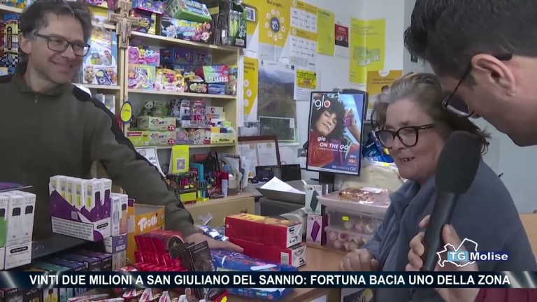 Vinti due milioni a San Giuliano del Sannio: fortuna bacia uno della zona Vinti due milioni a San Giuliano del Sannio: fortuna bacia uno della zona