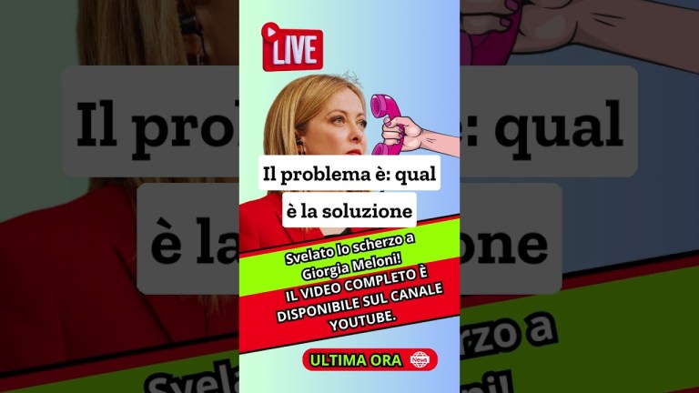 #GiorgiaMeloni#VovanLexus#ScherzoTelefonico#PoliticaItaliana#ItaliaRussia#PalazzoChigi#Diplomazia #GiorgiaMeloni#VovanLexus#ScherzoTelefonico#PoliticaItaliana#ItaliaRussia#PalazzoChigi#Diplomazia