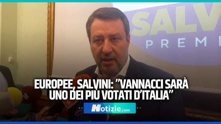Europee, Salvini: ”Vannacci sarà uno dei più votati d’Italia” Europee, Salvini: ”Vannacci sarà uno dei più votati d’Italia”