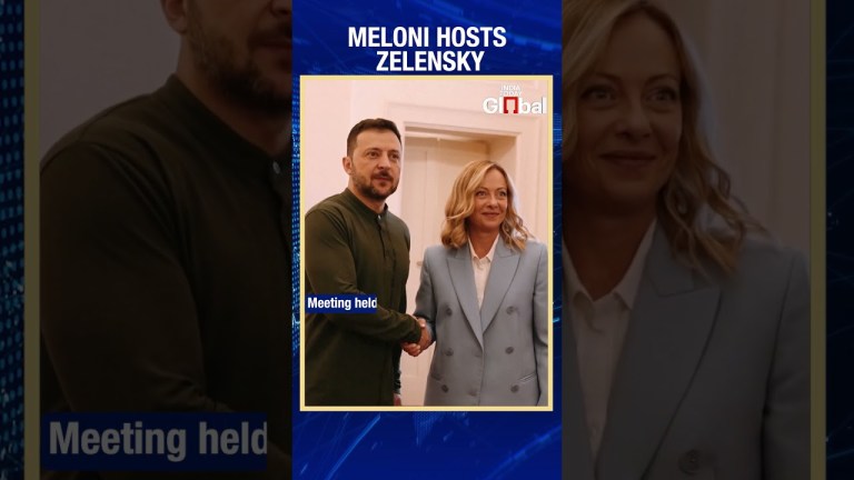 Zelensky Meets Meloni In Italy, Presses For More Arms | India Today Global Zelensky Meets Meloni In Italy, Presses For More Arms | India Today Global