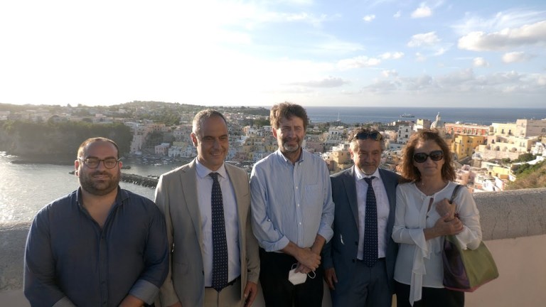 Dario Franceschini a Procida Dario Franceschini a Procida