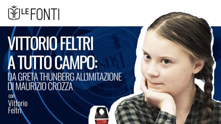 Vittorio Feltri a tutto campo: da Greta Thunberg all’imitazione di Maurizio Crozza Vittorio Feltri a tutto campo: da Greta Thunberg all’imitazione di Maurizio Crozza