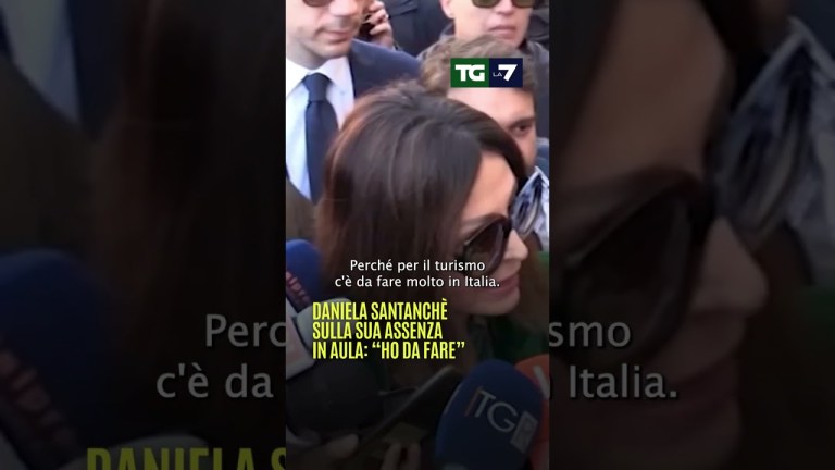 Daniela #Santanchè sulla sua assenza in Aula: “Ho da fare” Daniela #Santanchè sulla sua assenza in Aula: “Ho da fare”