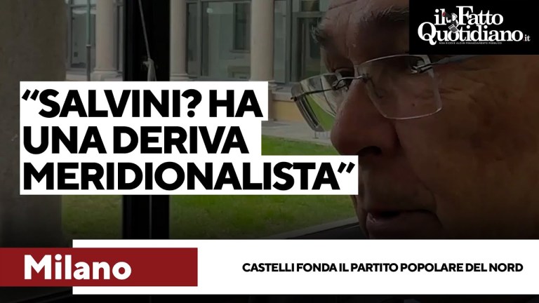 L’ex leghista Castelli fonda il Partito popolare del Nord: “In Salvini c’è deriva meridionalista” L’ex leghista Castelli fonda il Partito popolare del Nord: “In Salvini c’è deriva meridionalista”