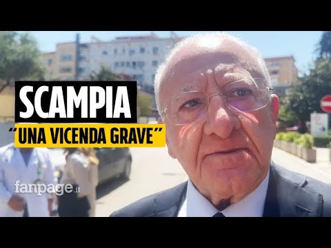 Crollo alla Vela Celeste di Scampia, Vincenzo De Luca fa visita ai bambini ricoverati al Santobono Crollo alla Vela Celeste di Scampia, Vincenzo De Luca fa visita ai bambini ricoverati al Santobono