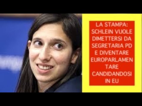 LA STAMPA: SCHLEIN VUOLE DIMETTERSI DA SEGRETARIA PD E DIVENTARE EUROPARLAMENTARE CANDIDANDOSI IN EU LA STAMPA: SCHLEIN VUOLE DIMETTERSI DA SEGRETARIA PD E DIVENTARE EUROPARLAMENTARE CANDIDANDOSI IN EU