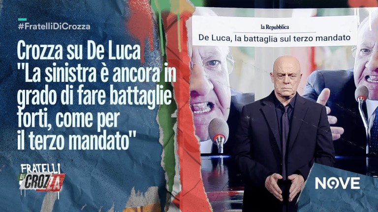 Crozza De Luca e il suo super corno porta fortuna contro Elly Schlein e il PD | Fratelli di Crozza Crozza De Luca e il suo super corno porta fortuna contro Elly Schlein e il PD | Fratelli di Crozza