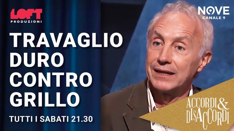 Travaglio duro contro Grillo Travaglio duro contro Grillo
