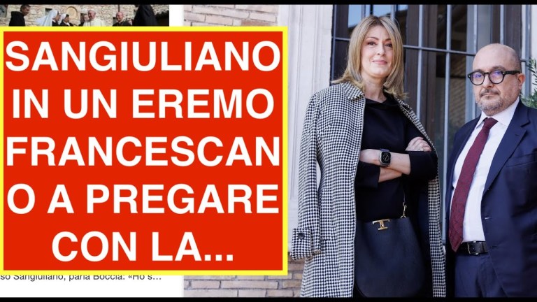 SANGIULIANO IN UN EREMO FRANCESCANO A PREGARE CON LA… SANGIULIANO IN UN EREMO FRANCESCANO A PREGARE CON LA…