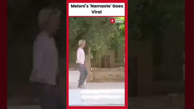 Italian PM Giorgia Meloni’s “Namaste” Welcome at G7 Summit Goes Viral Italian PM Giorgia Meloni’s “Namaste” Welcome at G7 Summit Goes Viral