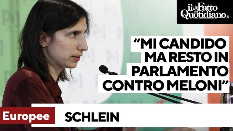Europee, Schlein: “Mi candido ma resto in Parlamento contro Meloni” Europee, Schlein: “Mi candido ma resto in Parlamento contro Meloni”