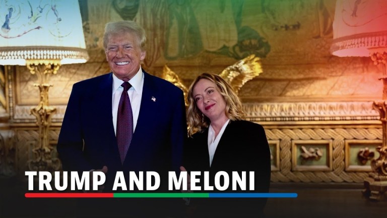 Italian Prime Minister Meloni meets with Trump at his Florida resort | ABS-CBN News Italian Prime Minister Meloni meets with Trump at his Florida resort | ABS-CBN News