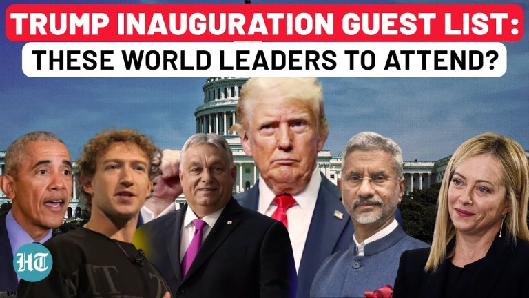 Trump Inauguration: Meloni, Jaishankar, Obama, Zuckerberg Among Top Guests For Jan 20 Event Trump Inauguration: Meloni, Jaishankar, Obama, Zuckerberg Among Top Guests For Jan 20 Event