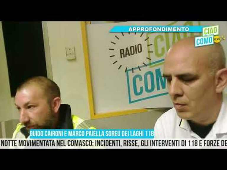 A CiaoComo di mattina i responsabili 118 di Como: la gestione delle grosse emergenze A CiaoComo di mattina i responsabili 118 di Como: la gestione delle grosse emergenze