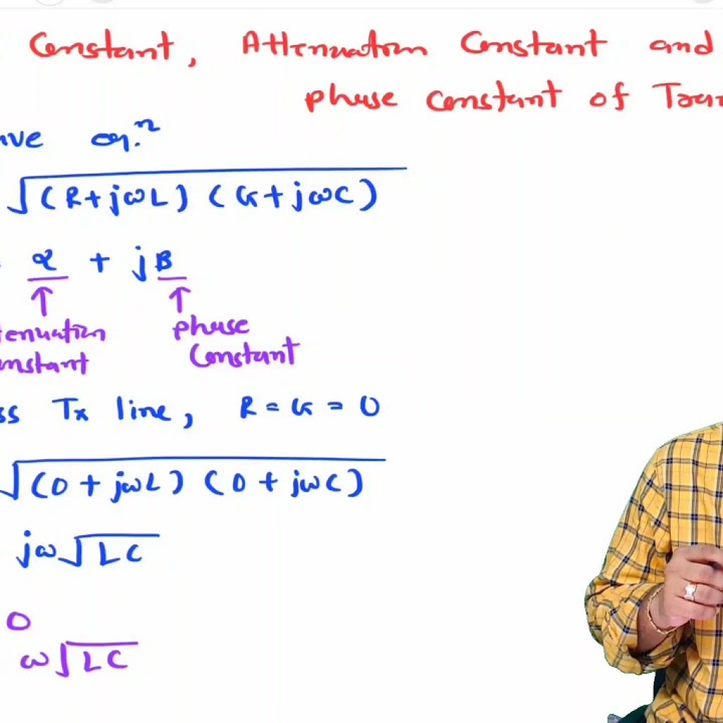 Propagation Constant Propagation Constant
