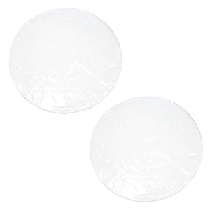 2X Mat for Under High Chair/Arts/Crafts Kids Toddler Washable Waterproof Round Clear Chair Floor
