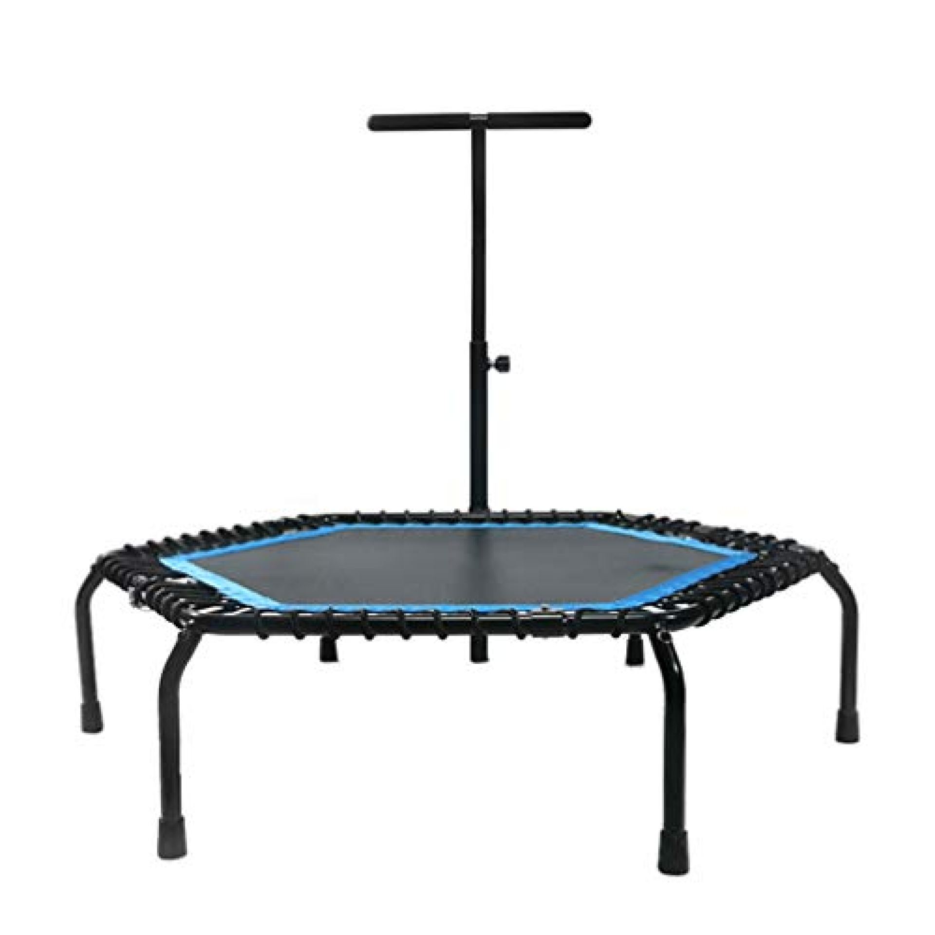 Portable Trampoline for Kids, with Handle with 3-Level Adjustable Handle Bar, Home Cardio Workout Portable Trampoline for Kids, with Handle with 3-Level Adjustable Handle Bar, Home Cardio Workout