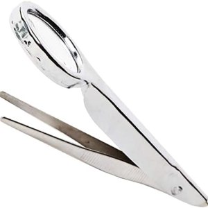 Magnifiers Magnifying Glass, 10X Handheld Pocket Reading Magnifier Portable Foldable Loupe –