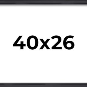 26×40 Shadow Box Frame Contemporary Black | 3/4″ Depth of Usable Space| Interior Size 26×40 or 40×26