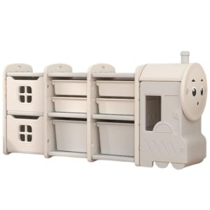 GOUSYUN Kids Storage Bins Toy Boxes, Children’s Toy Storage Rack, Toddler Storage Organizer, Toy Box