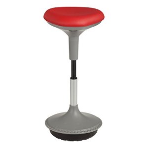 Learniture Adjustable Height Active Learning Stool for Office Desks and Classrooms, Foam-Padded