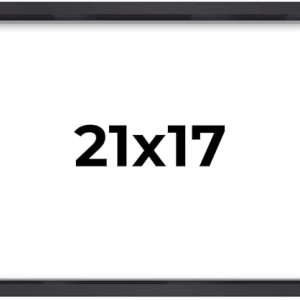 21×17 Black Shadowbox Frame – Shadow Box Frame Interior Size 21×17 by 1 Inches Deep – Black Frame Is