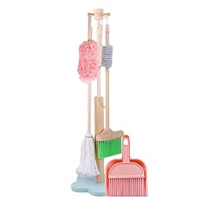 Kids Cleaning Set,Educational Durable Detachable Housekeeping Toys for Kids Aged 3+ | Child Size