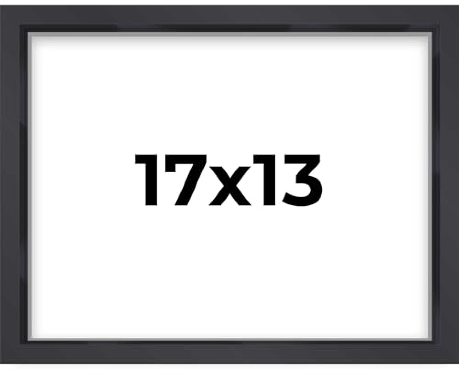 17×13 Black Shadowbox Frame – Shadow Box Frame Interior Size 17×13 by 1 Inches Deep – Black Frame Is 17×13 Black Shadowbox Frame – Shadow Box Frame Interior Size 17×13 by 1 Inches Deep – Black Frame Is