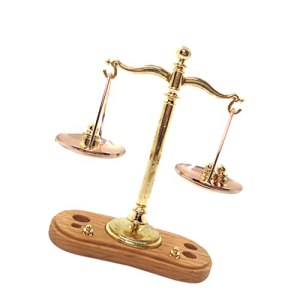 1 Set Miniature Balance Model Toy Mini Balance Scales Simulation Retro Balance Toys Dollhouse Home