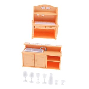 1 Set Dollhouse Toys Fridge Accessories Kids Decor Mini Toy Dollhouse Bathroom Kitchen Decor