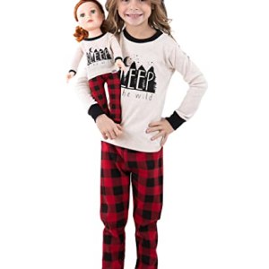 Lazy One Matching Sleep Wild Doll Pjs for Dolls and Kids, American 18-Inch Girl Doll Accessories,