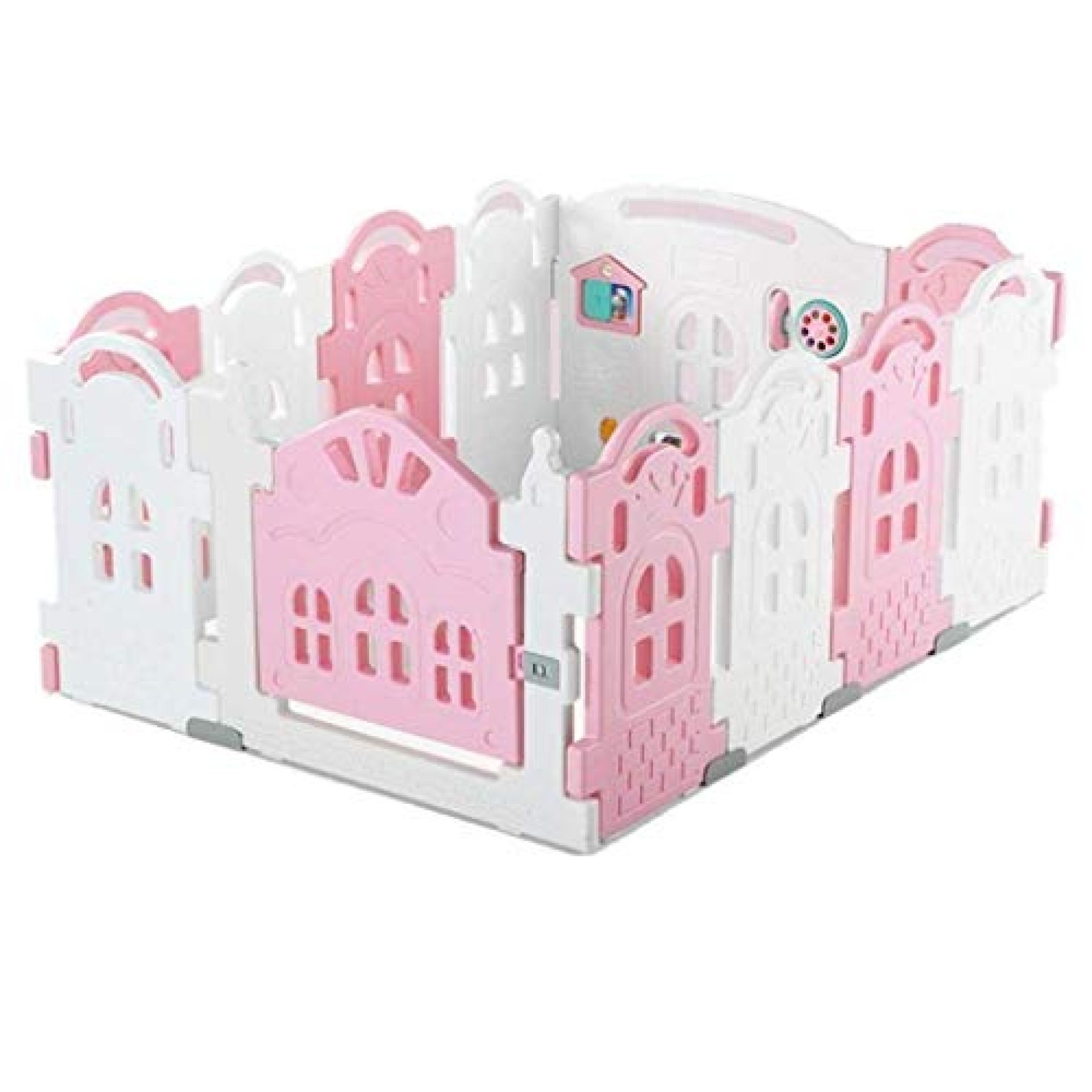 Protection Baby fence Plastic Games Panel Safety Infant Play Fence 71cm High 8 Sizes Pink+white 16 Protection Baby fence Plastic Games Panel Safety Infant Play Fence 71cm High 8 Sizes Pink+white 16