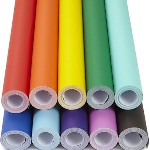 3 Ace Crafts Pack of 10 – Poster Paper Display Pack Roll 10m – Ideal for Wrapping, Packing, Floor