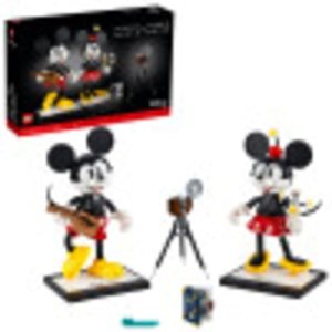 LEGO Disney Mickey Mouse & Minnie Mouse Buildable Characters (43179), Classic-Style Mickey Mouse