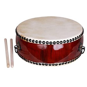 KAFELE Delicate Cowhide Drums, Very Crisp And Loud Pine Drums, Buddhist Dharma Instruments, Taoist