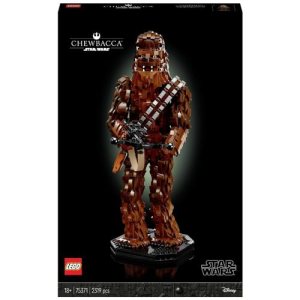 LEGO 75371 Star Wars Chewbacca Wookie Figure with Bow Tensioner, Mini Figure and Info Board, Return