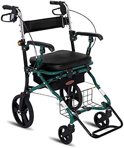 Walker For Seniors Rollator Lightweight Aluminium FoldingHeight Adjustable Handles Walking Frame Walker For Seniors Rollator Lightweight Aluminium FoldingHeight Adjustable Handles Walking Frame