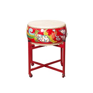 KAFELE Hand-Painted Flat Drums Dragon Drums Dragon And Phoenix Drums Gong Drums Big Drums Contains