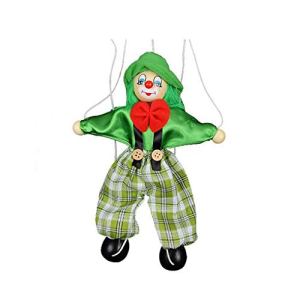 Marionette Puppet Toys Pull String Puppet Clown Finger Puppets Wooden Marionette Handcraft Toys