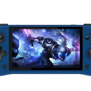 MOUJI X55 Handheld Game Console with 5.5-Inch IPS Screen,HDMI Output RK3566 CPU, 4000mAh Battery